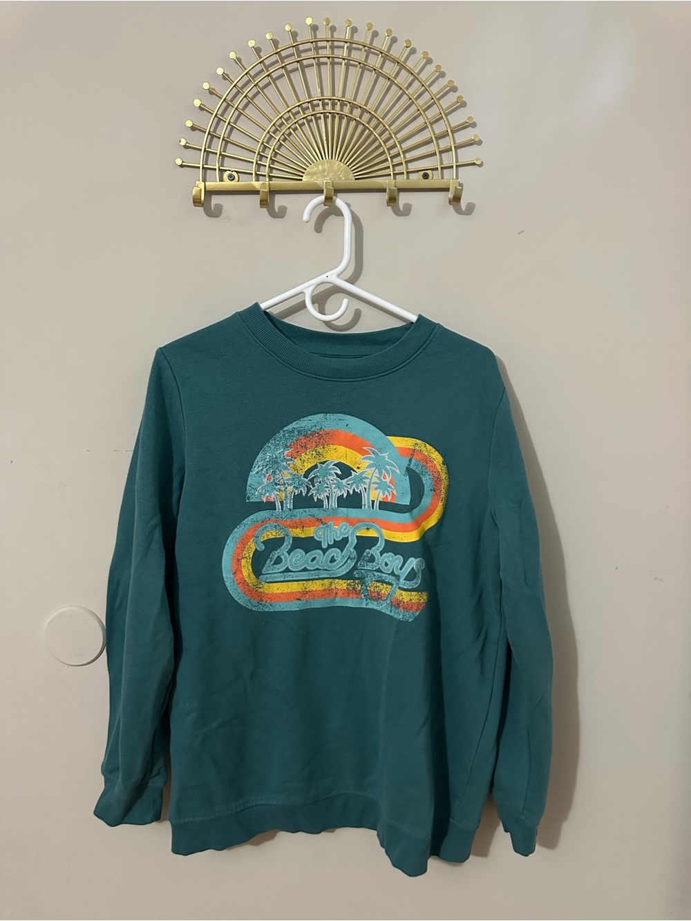 The Beach Boys Teal Graphic Women’s Sweatshirt